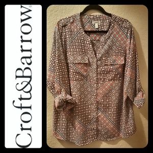 🎉🏵Croft&Barrow ~ Pretty Blouse ~ NWOT